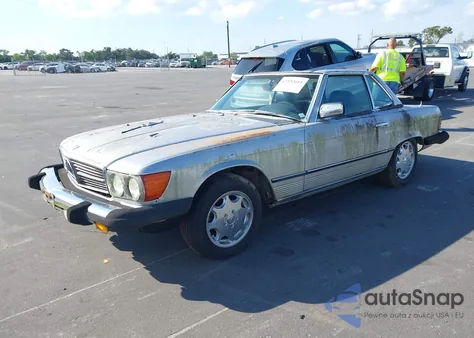 1983 Mercedes-Benz 380 Sl из США, поврежденный, VIN WDBBA45AXDB028458